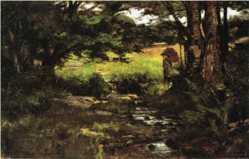 西奧多 尅萊門特 斯蒂爾 Brook in Woods 西奧多 尅萊門特 斯蒂爾 Brook in Woods